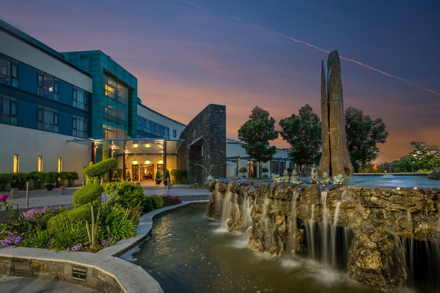 Fountain By Night